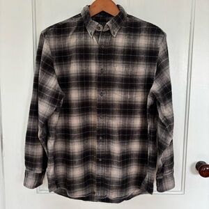 Pendleton Black and Gray Checkered Shirt